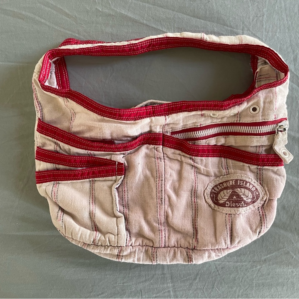 Diesel cream and Red Women's mini Bag